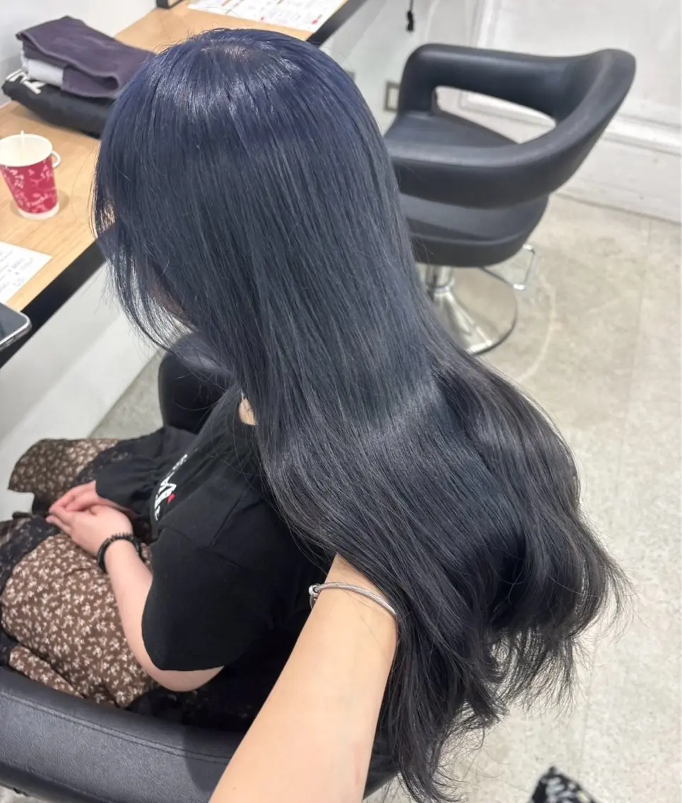 ロング ヘアカラー miku/ラベンダー 透明感カラー🪻❤︎のヘアスタイル