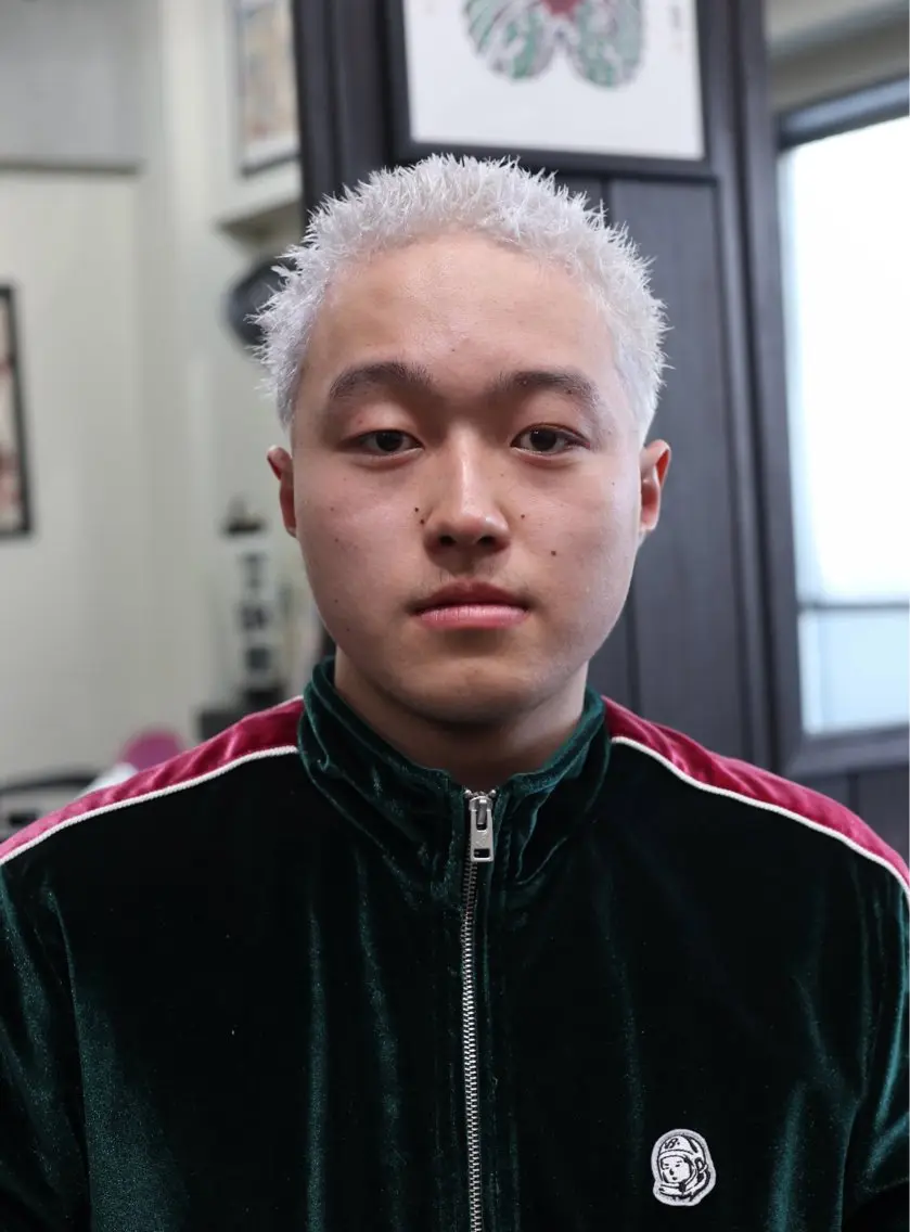 ショート カラー パーマ メンズ カット ヘアカラー パーマ 💈メンズ/パーマ 💈中目黒/谷のヘアスタイル