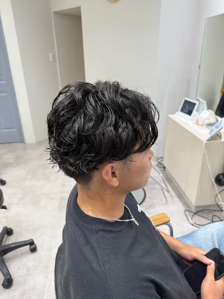 ‼️ご新規様限定クーポン‼️🌀トレンドメンズカット+パーマ🌀詳細必読でお願いいたします🙇♂️¥6000の写真