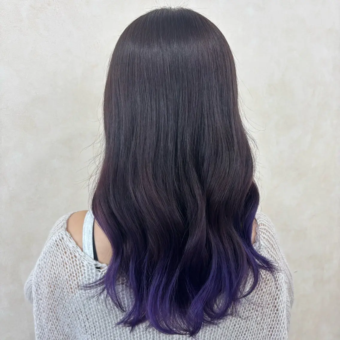 カラー ヘアカラー トリートメント ヘッドスパ 透明感/低ダメージ インナー🩵角田紗雪のヘアスタイル