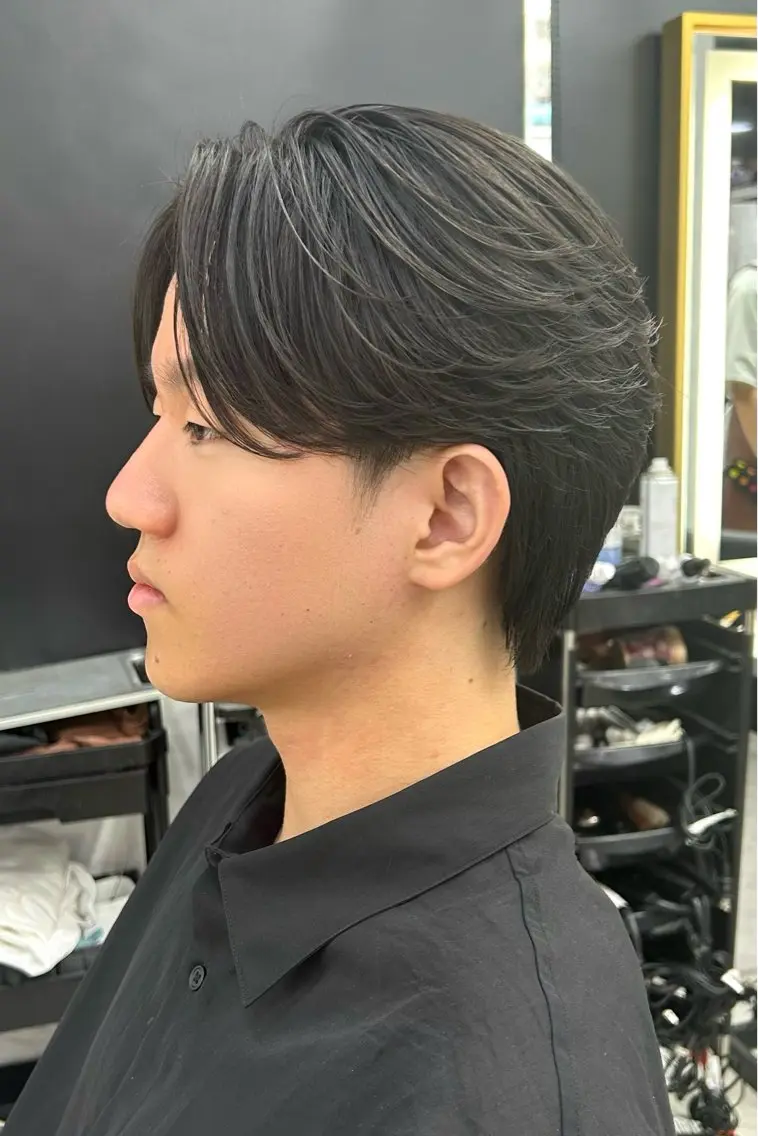 ショート パーマ メンズ カット ヘアセット メンズスタイリスト 前田雄輝のヘアスタイル