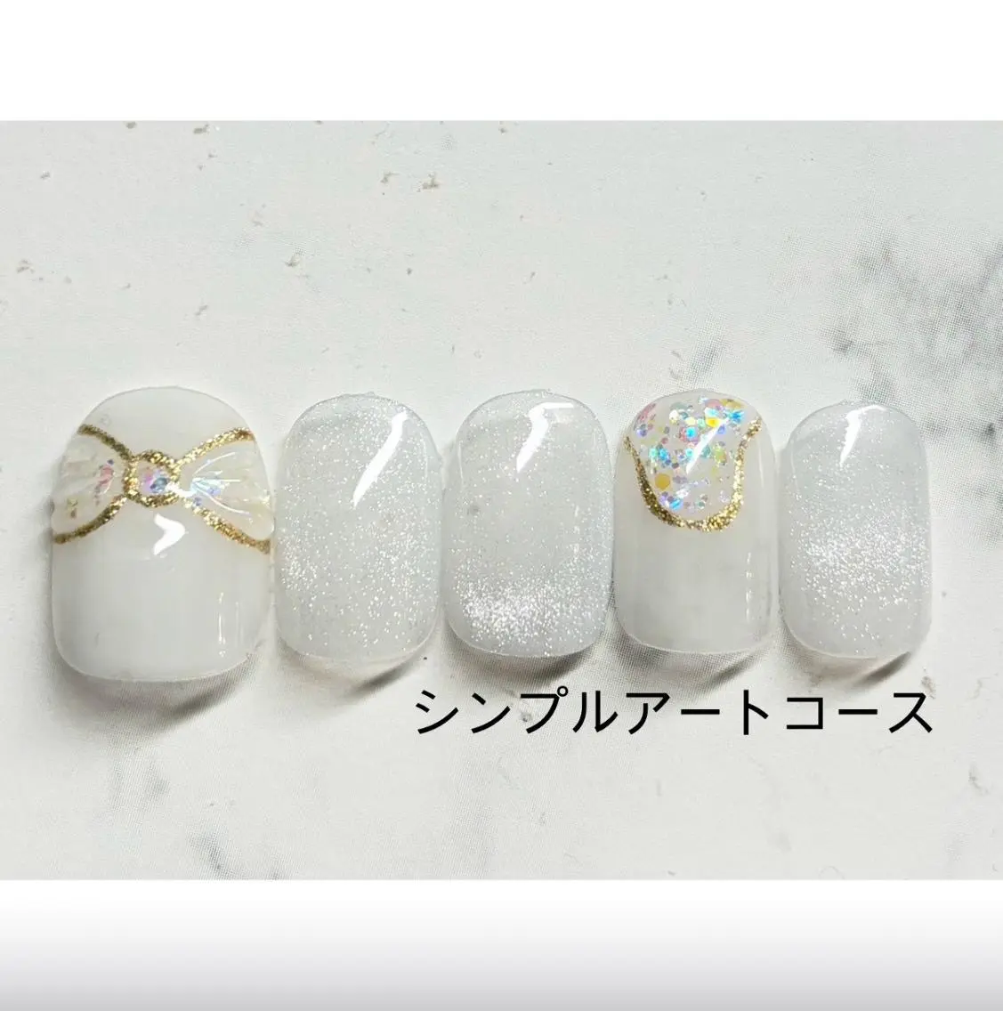 ミディアム ハンドネイル ネイルサロン Bliss（ブリス）のネイルデザイン