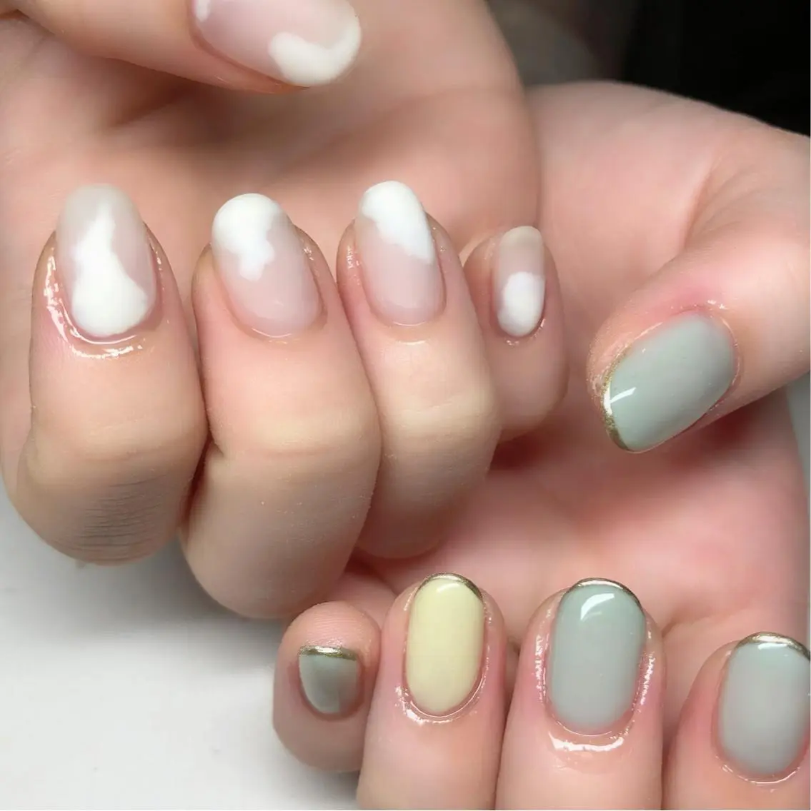 ネイル ニュアンスネイル Maggie staffのネイルデザイン