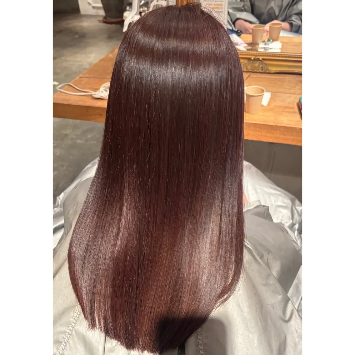 ロング 縮毛矯正 カット ヘアカラー トリートメント 愛され透明感カラー 🤎SUMIRE🤎のヘアスタイル