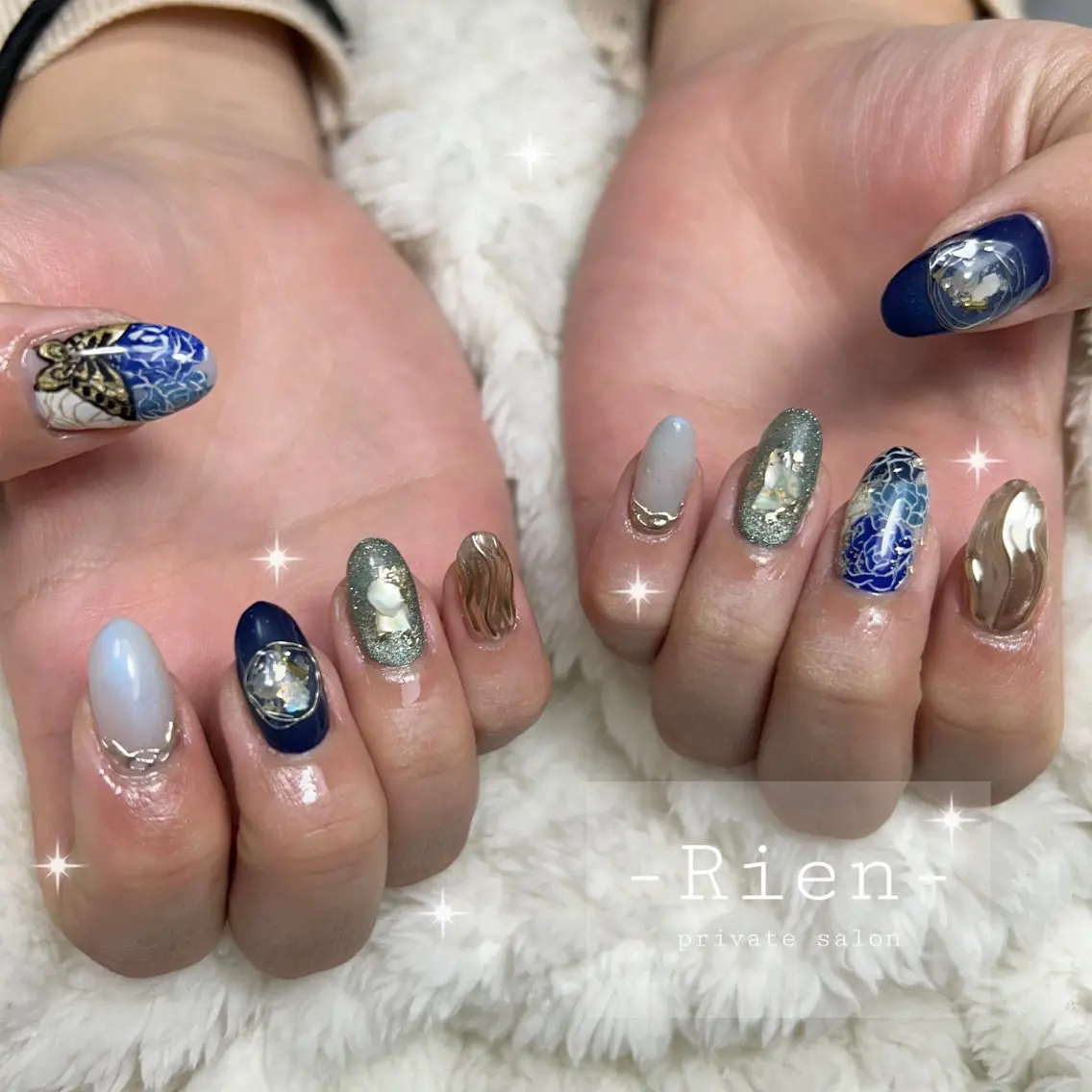 ネイル ハンドネイル -Rien- プライベートサロンのネイルデザイン