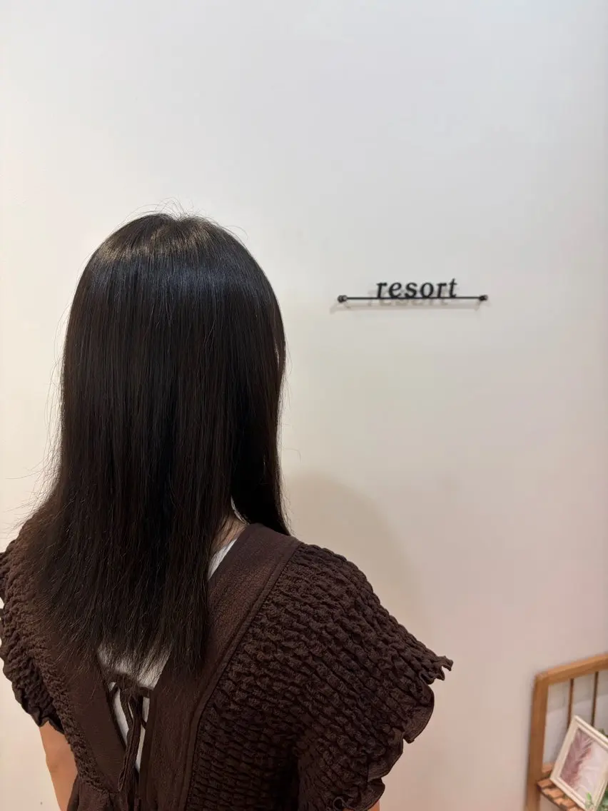 セミロング 北川 智花のヘアスタイル