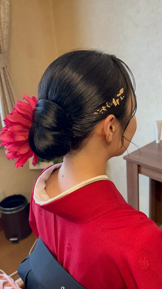 卒業式に☆袴着付け (ヘアセット込み)の写真