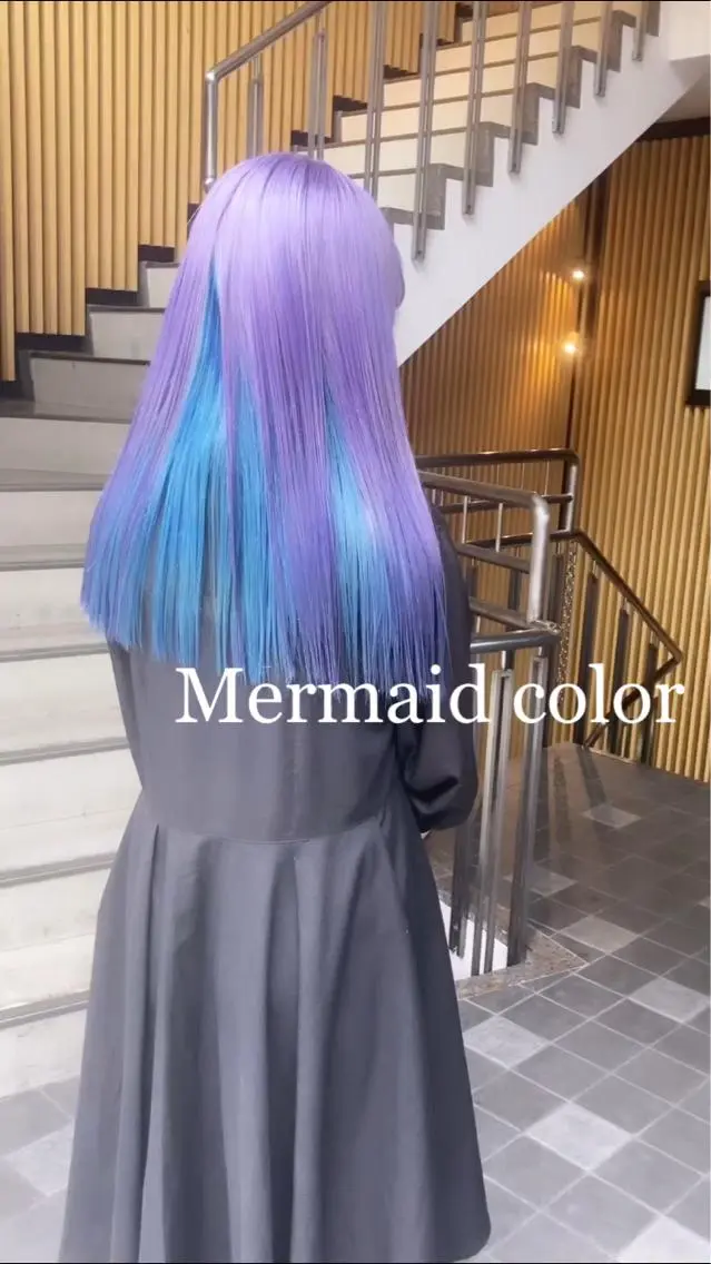 💎デザインカラー💎⭐️インナーブリーチorグラデーションカラーorイヤリングカラー➕プレTR⭐️¥8500の写真