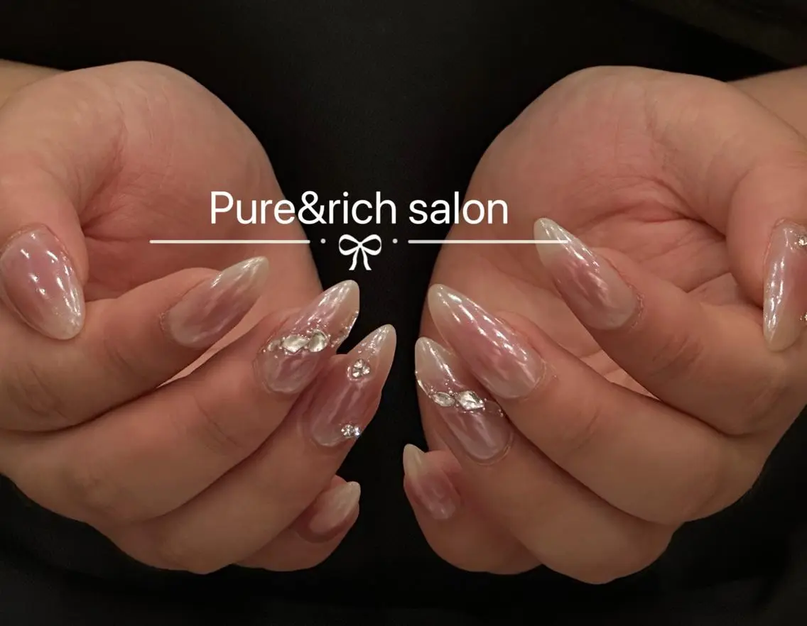 ネイル ハンドネイル Pure&Rich Nailのネイルデザイン