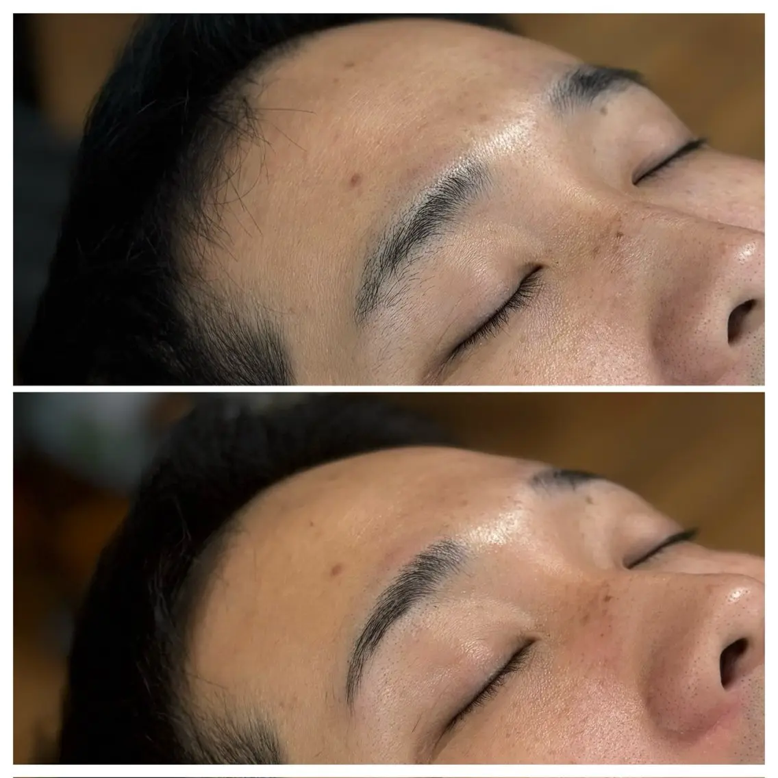 眉毛シェービング＋眉毛カットの写真