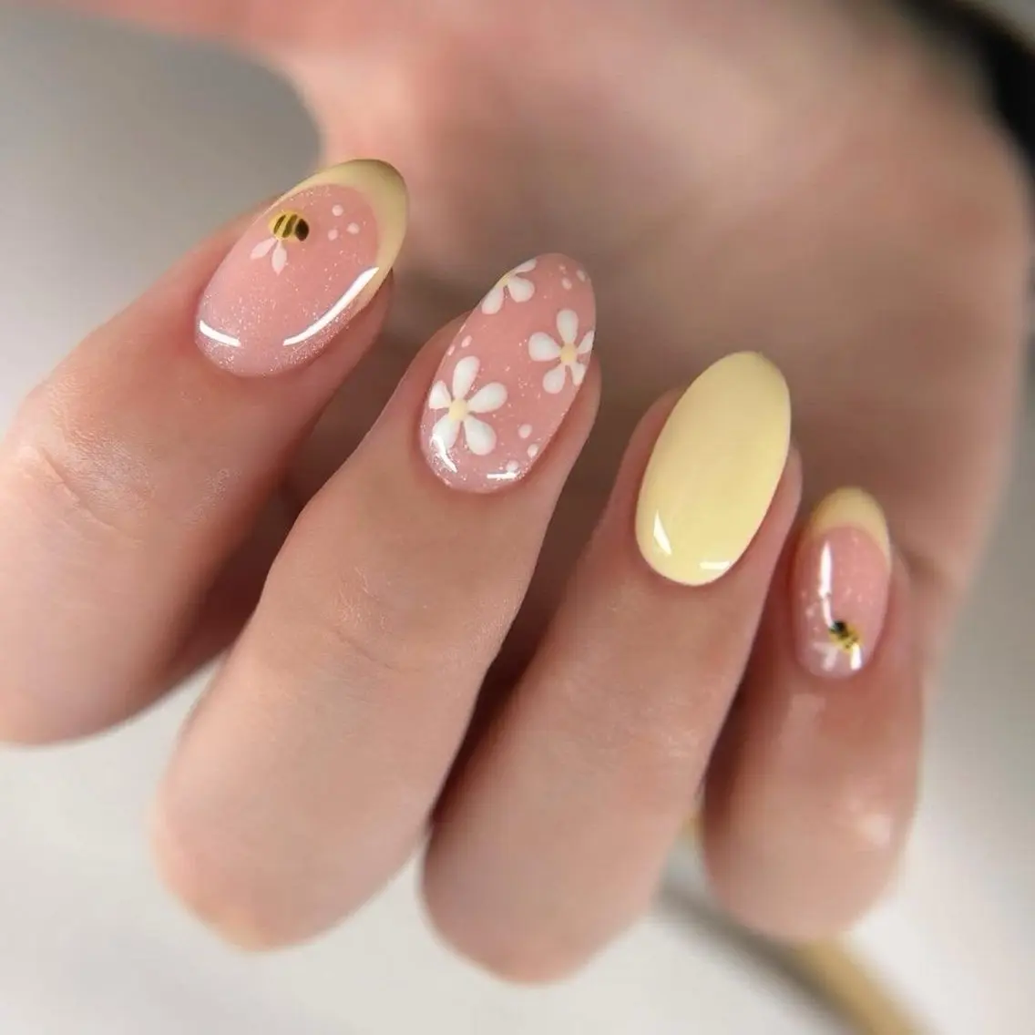ネイル 韓国ネイル 持ち込み ニュアンスネイル ネイルチップ 冬ネイル RINN ANA.CHUOのネイルデザイン