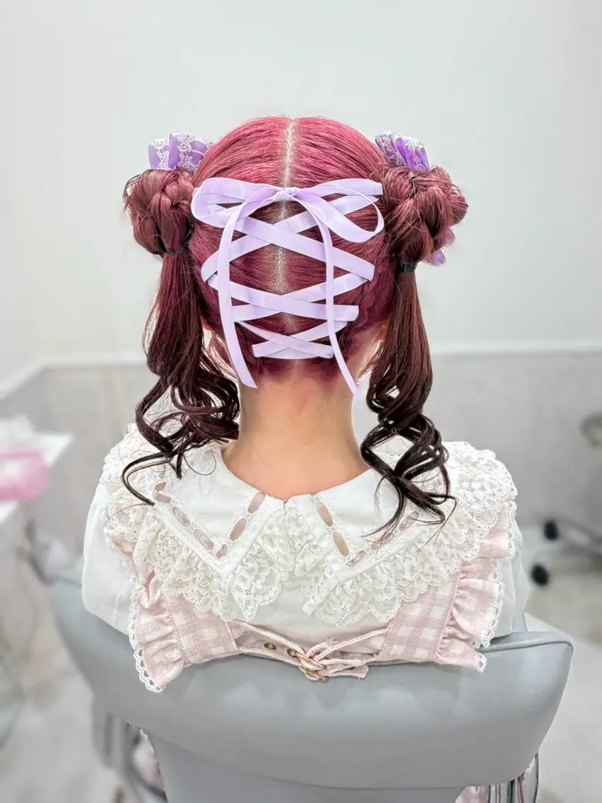 ヘアアレンジ ヘアセット 福与 美和のヘアスタイル