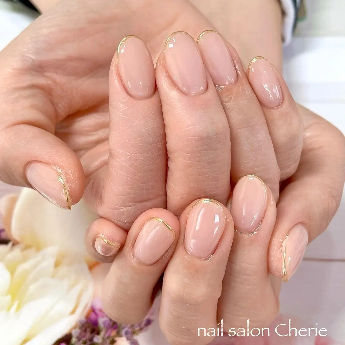 ネイル ミラーネイル ハンドネイル nail salon Cherieのネイルデザイン