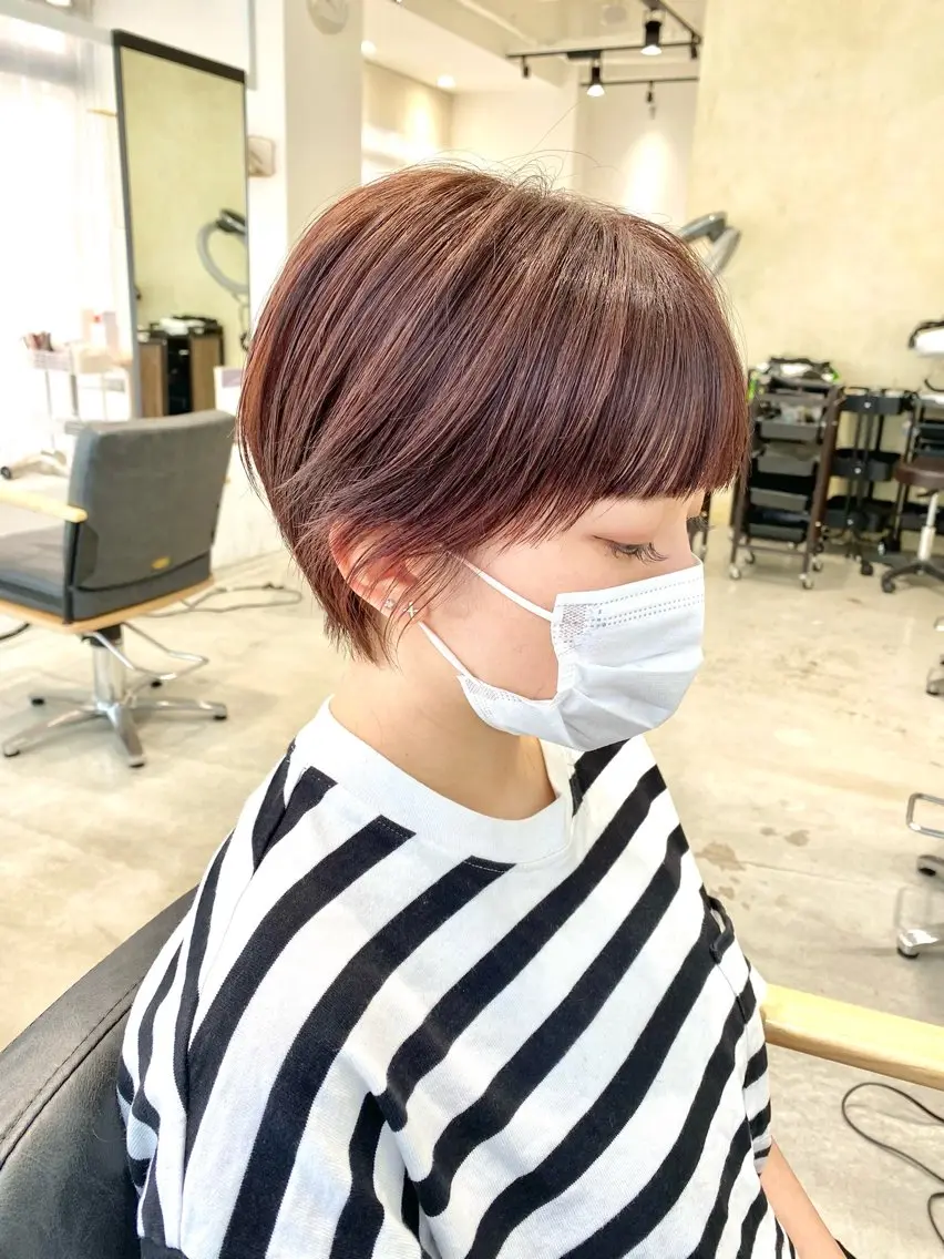 ショート ショートボブ ハンサムショート ボブ くびれヘア 似合わせカット パーソナルカラー診断 顔タイプ診断 パーソナルカラー骨格 顔タイプ 小幡のその他イメージ