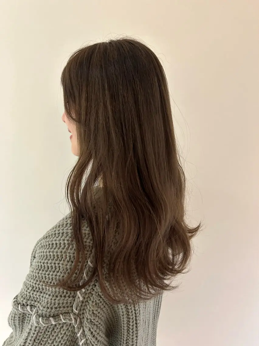 ロング 田中 樹奈のヘアスタイル