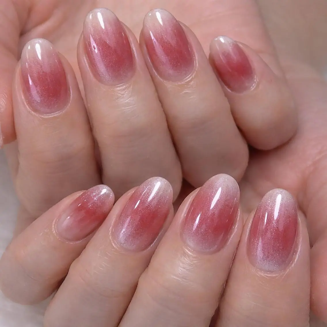 ネイル ジェルネイル 韓国ネイル パラジェル ワンホンネイル Mihana Nails.*♡のネイルデザイン