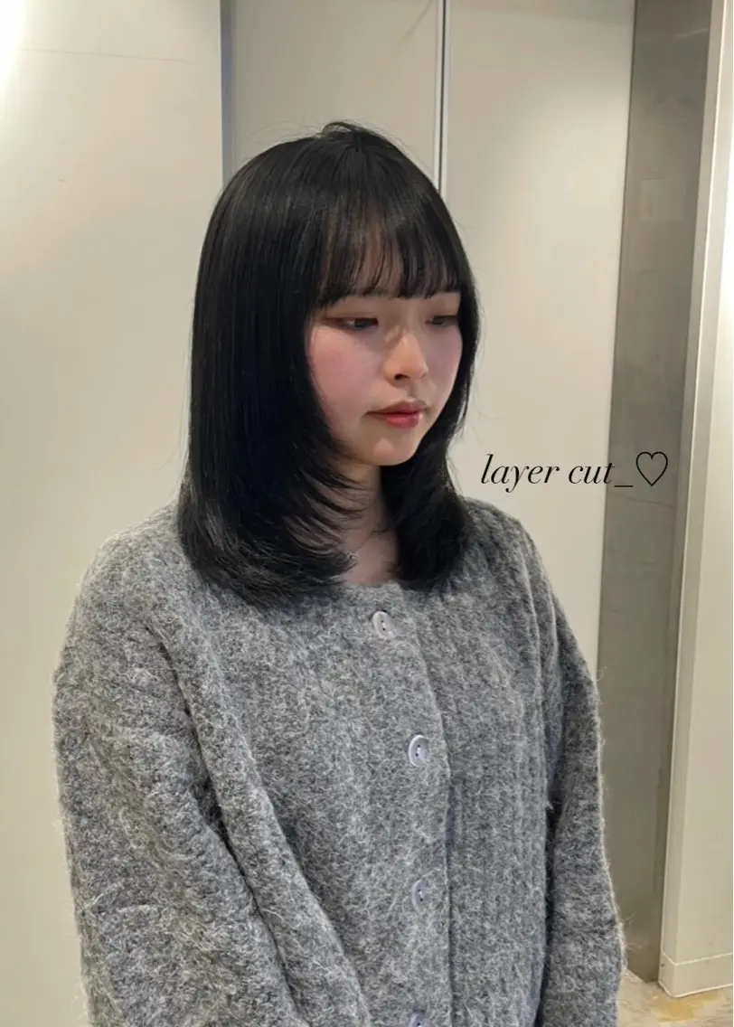ミディアム 新宿⋆✦ Maoのヘアスタイル