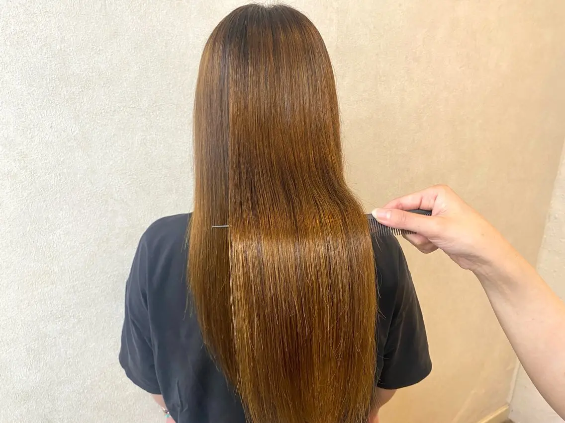 ロング ロング トリートメント GLOSS 心斎橋 山上のヘアスタイル