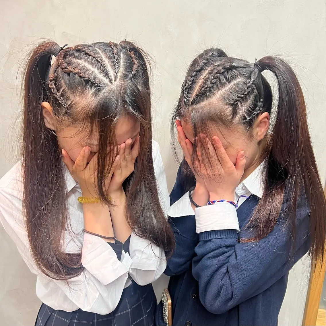 ロング ヘアアレンジ ヘアセット 艶暖色カラー🍒 縮毛矯正ほののヘアスタイル