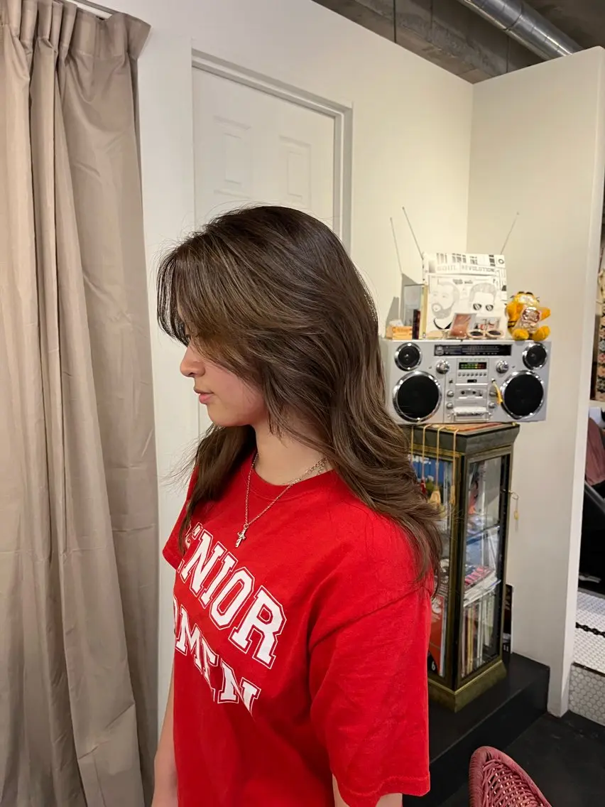 ロング カラー ヘアカラー トリートメント SPUR ふうのヘアスタイル