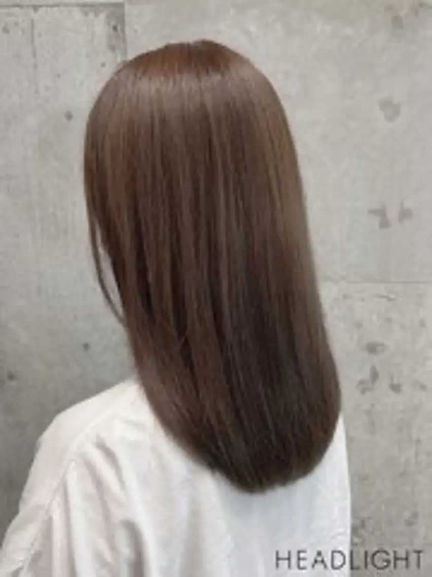 セミロング 縮毛矯正 トリートメント 縮毛矯正 高橋 奈穂子のヘアスタイル