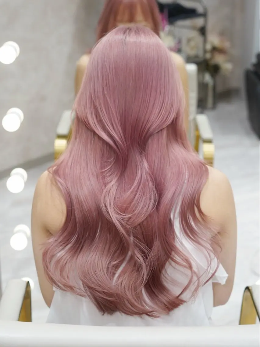ロング カラー 艶カラーハイトーン YUUNA 🎀💕のヘアスタイル