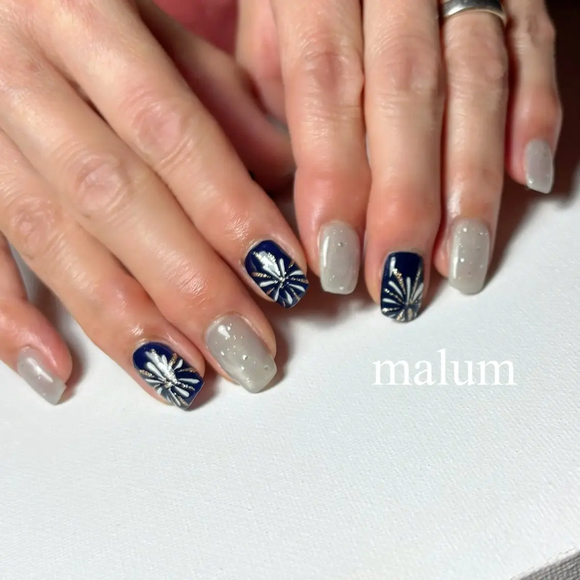 ネイル ハンドネイル malum nailのネイルデザイン
