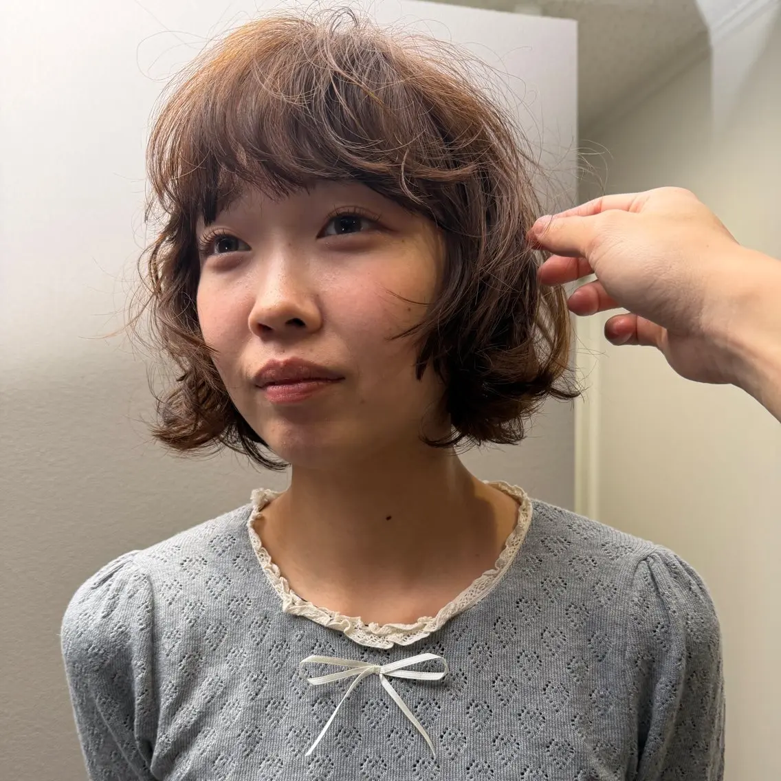 ショート パーマ カット パーマ パーマ/透明感カラー 元町🌱takutoのヘアスタイル