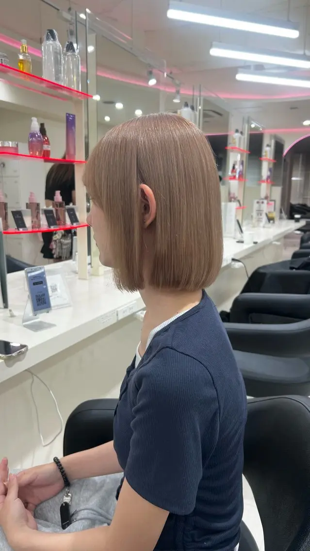ショート カラー ヘアアレンジ カット ヘアカラー 韓国レイヤー&ピンク 艶髪🩶maikoのヘアスタイル
