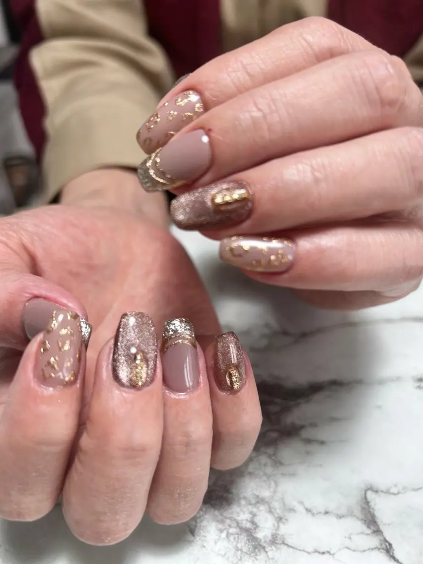 ネイル ニュアンスネイル ハンドネイル フットネイル TESORO nailのネイルデザイン