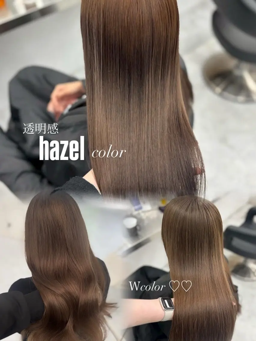 ロング カラー ヘアカラー ヘアセット 上品モテヘア🩶 karen🩶のヘアスタイル