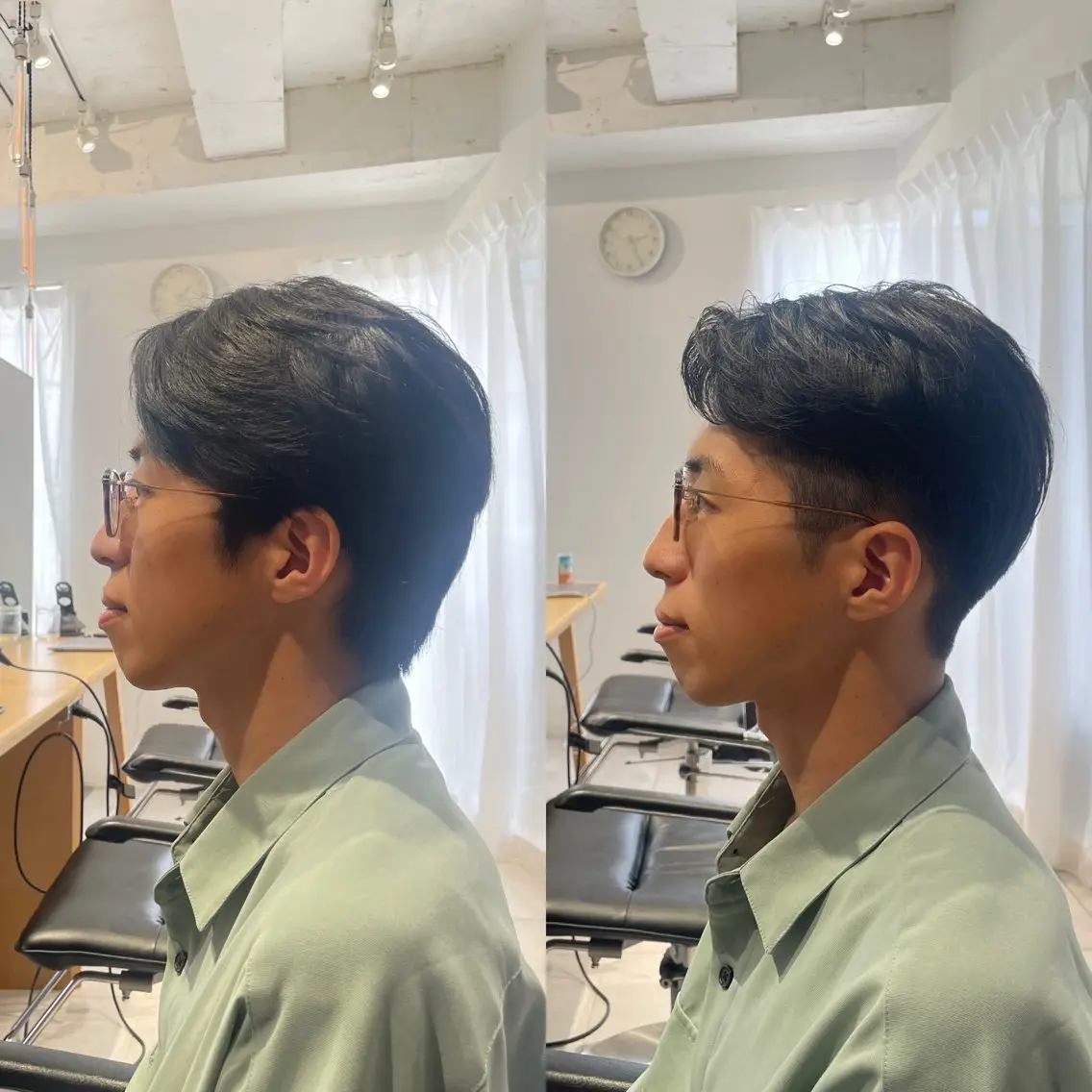 ショート メンズ ブリ—チ🎨パ—マ 🌿表参道ちえ🌿のヘアスタイル