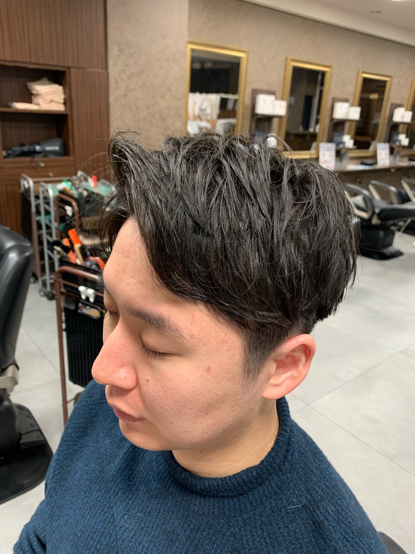 メンズ 田中大 パーマ/メンズカットのヘアスタイル