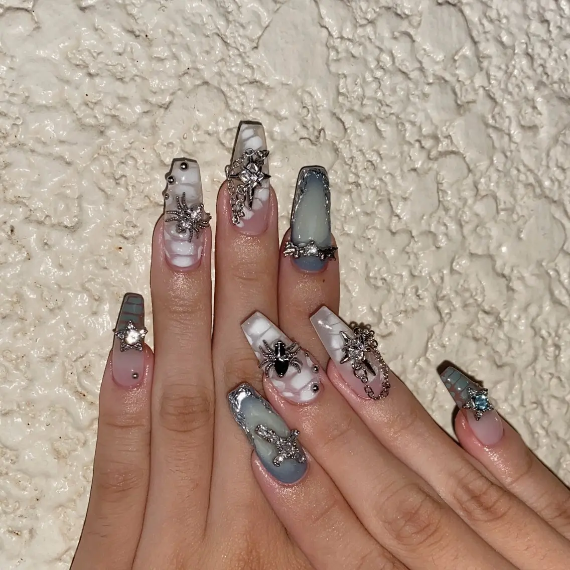 ネイル カジュアル チークネイル フットネイル フレンチネイル ジェルネイル ゆず- Nail Salonのネイルデザイン