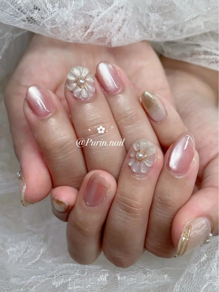 ネイル ハンドネイル Nails by Purin🍮のネイルデザイン