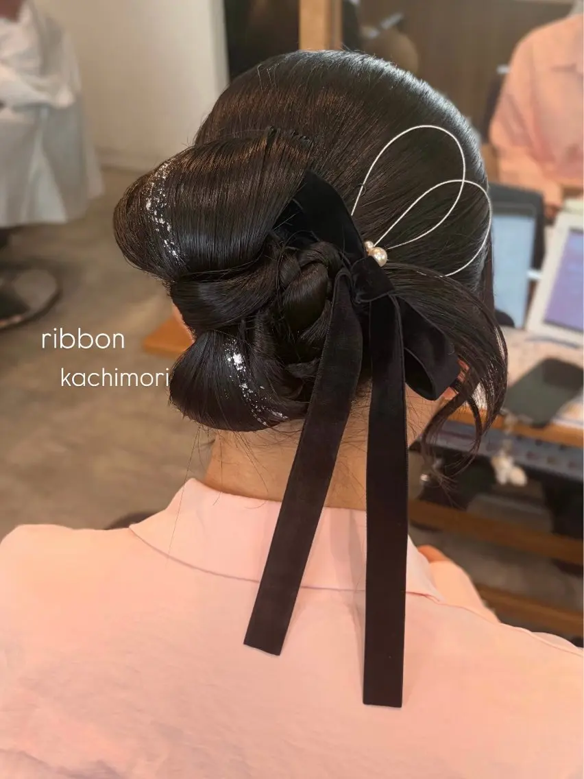 ロング ヘアアレンジ ヘアセット アレンジ/透明感カラ ー/韓国ヘア/ふうかのヘアスタイル