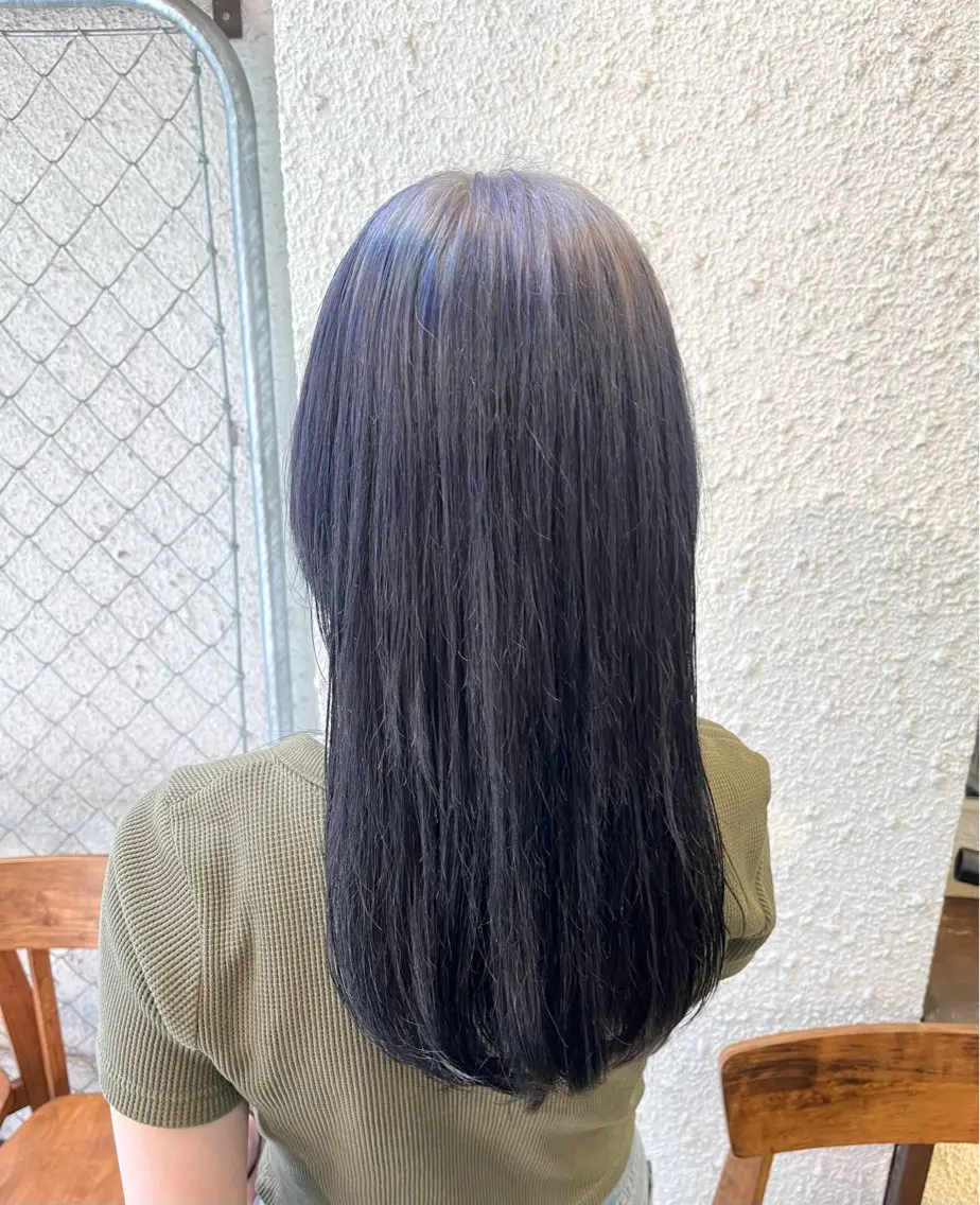 セミロング カラー ヘアアレンジ カット ヘアカラー トリートメント 🍀透明感カラー×垢 抜けボブ リクト💥のヘアスタイル