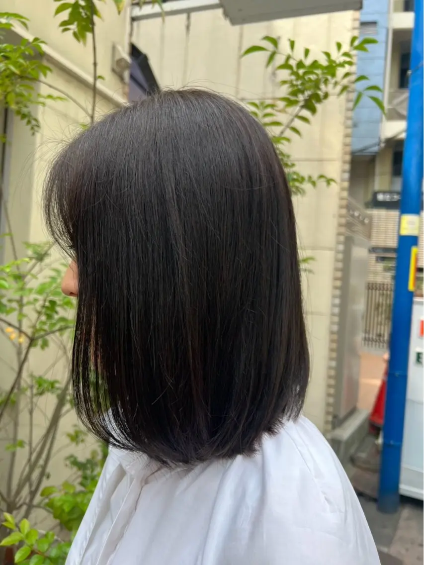 ミディアム カラー Blossom 大山imafujiのヘアスタイル