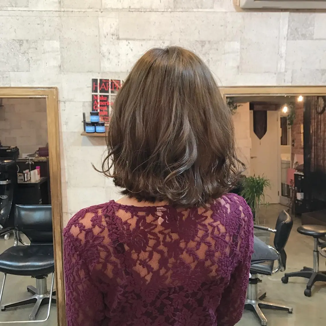 ショート カラー アッシュ ダブルカラー インナーカラー/天神 ブリーチ/吉田のヘアスタイル