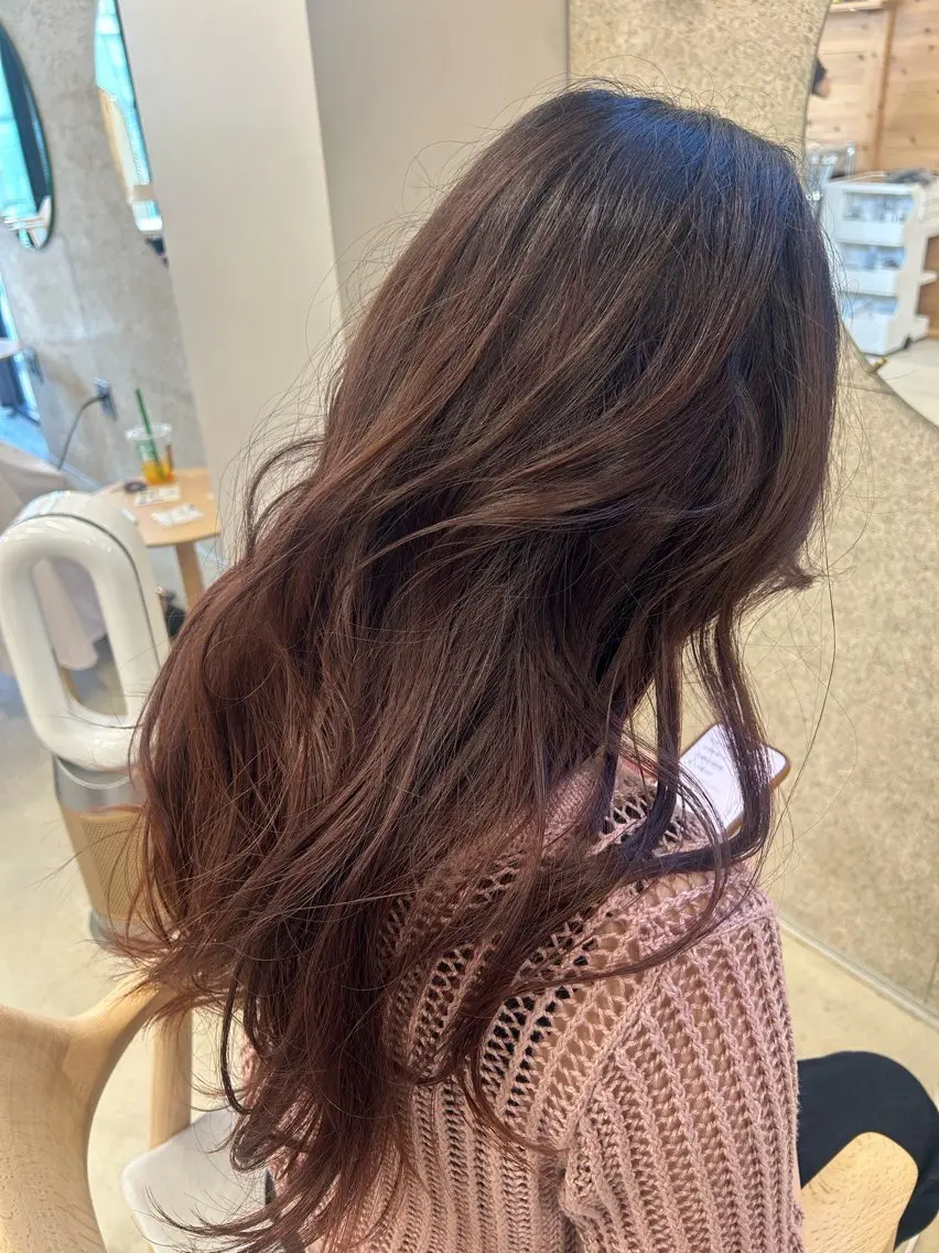 ロング ヘアセット SiLO Yukinaのヘアスタイル