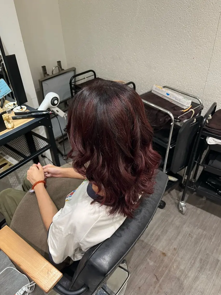 セミロング カラー ヘアカラー cocotteひな /カラーモデル🌼のヘアスタイル