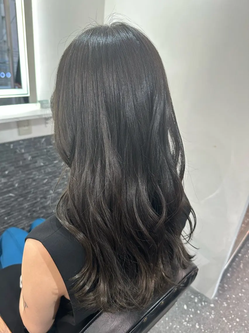 ロング カラー カット ヘアカラー トリートメント 髪質改善⭐️縮毛矯正 中野⭐️Rinaのヘアスタイル
