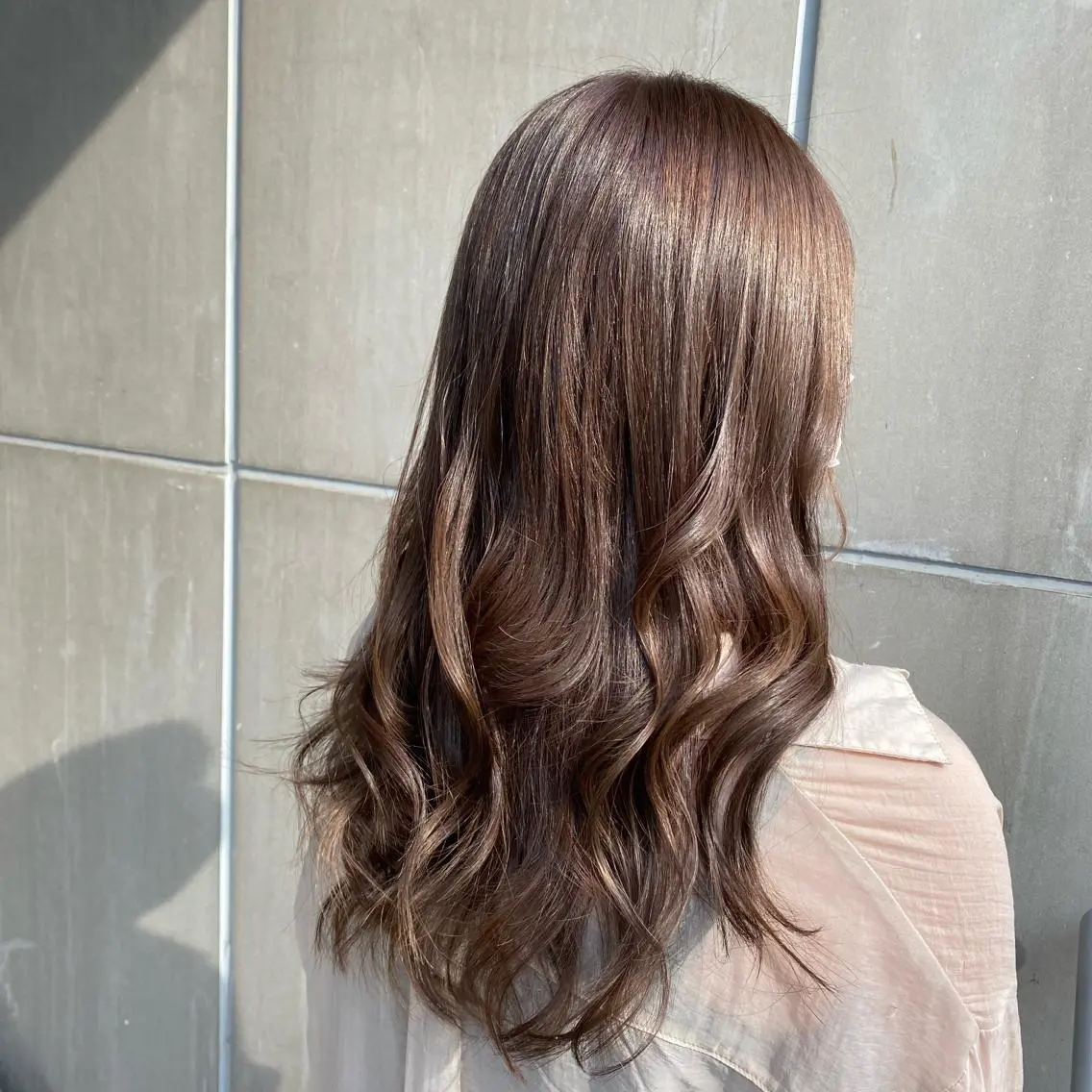 ロング カット ヘアカラー たなか ちあきのヘアスタイル