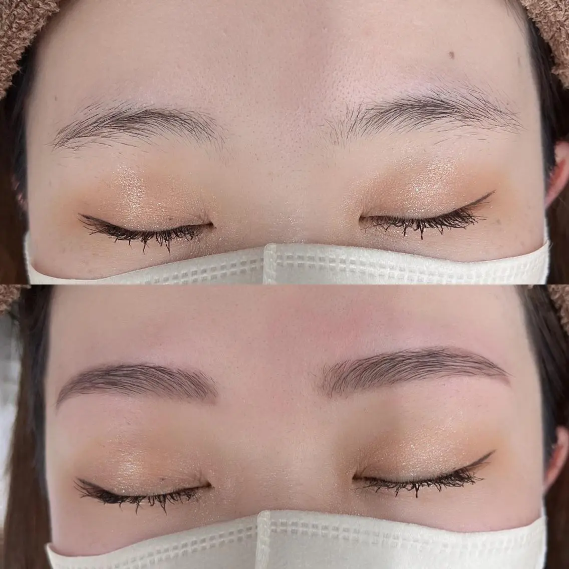 パーマ ヘアアレンジ メンズ マツエク・マツパ アイブロウ BEIGE 金山 🌹RUKAのマツエク・マツパデザイン