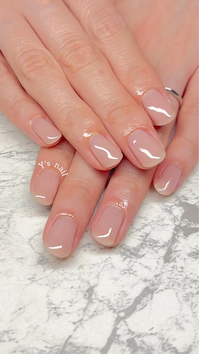 ネイル オフィスネイル 手書きが得意🖌️ Y’s  nailのネイルデザイン