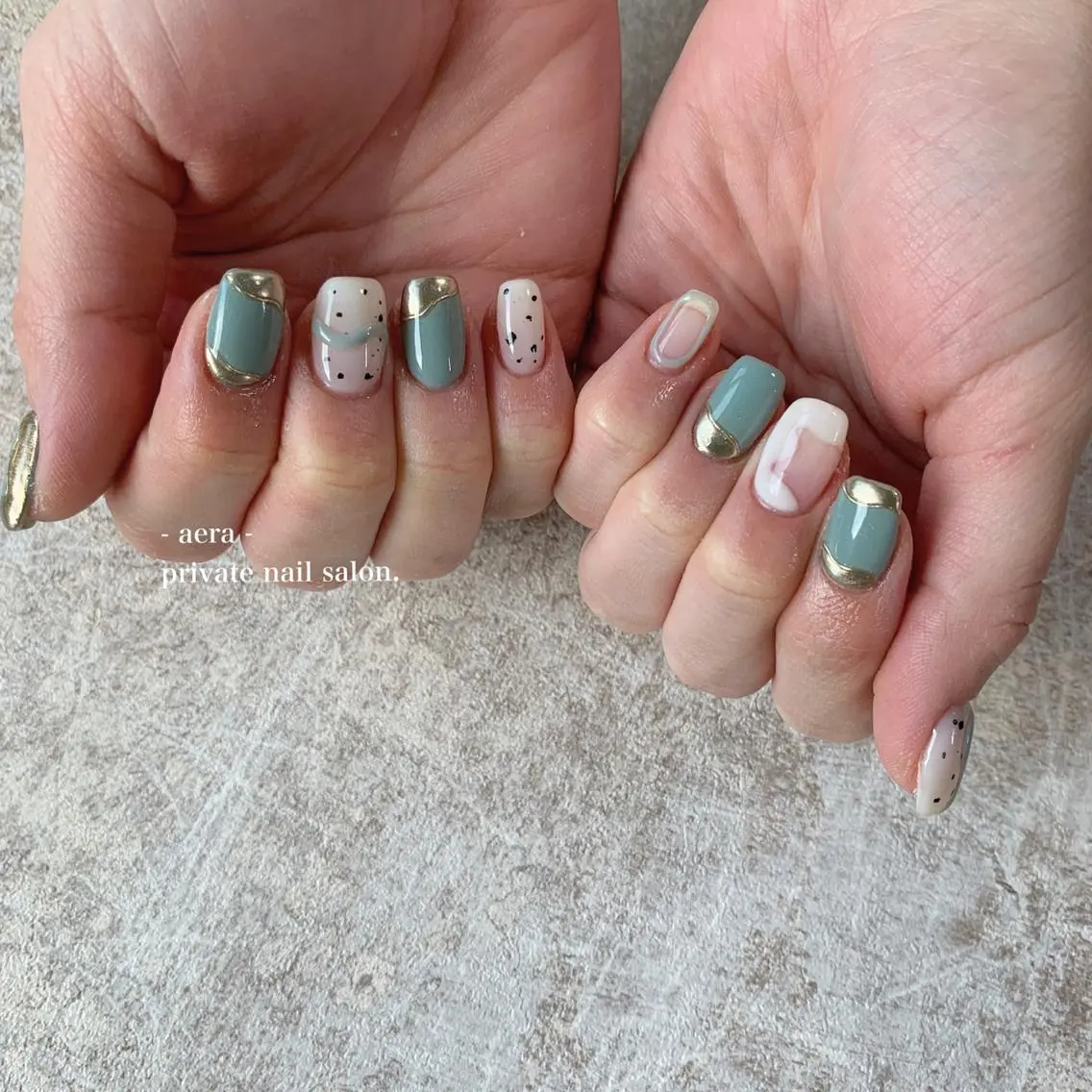 ネイル AERA nail shino🐱⸝꙳のネイルデザイン