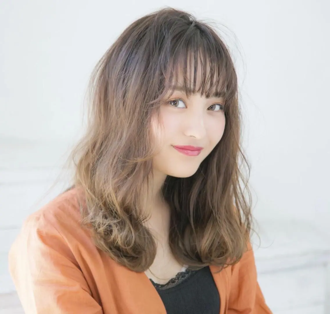 セミロング ヘアカラー トリートメント 🌟モテ髪ショート 🌟店長　津賀涼のヘアスタイル