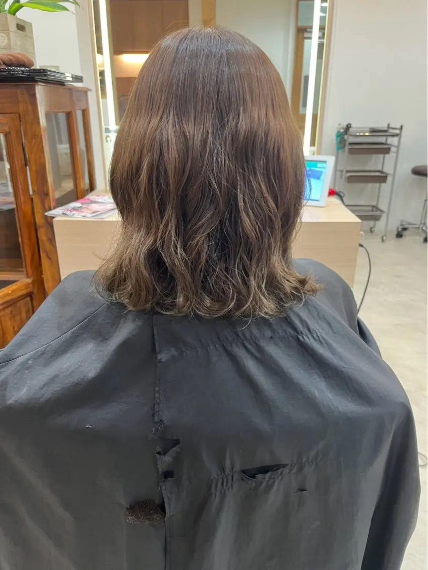 カラー 菅原 ゆめはのヘアスタイル
