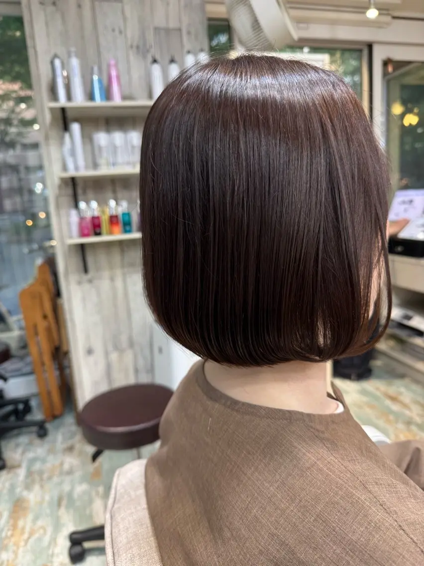 ショート ボブ カット ヘッドスパ 🌳池袋美容室🌳 albero林美里のヘアスタイル