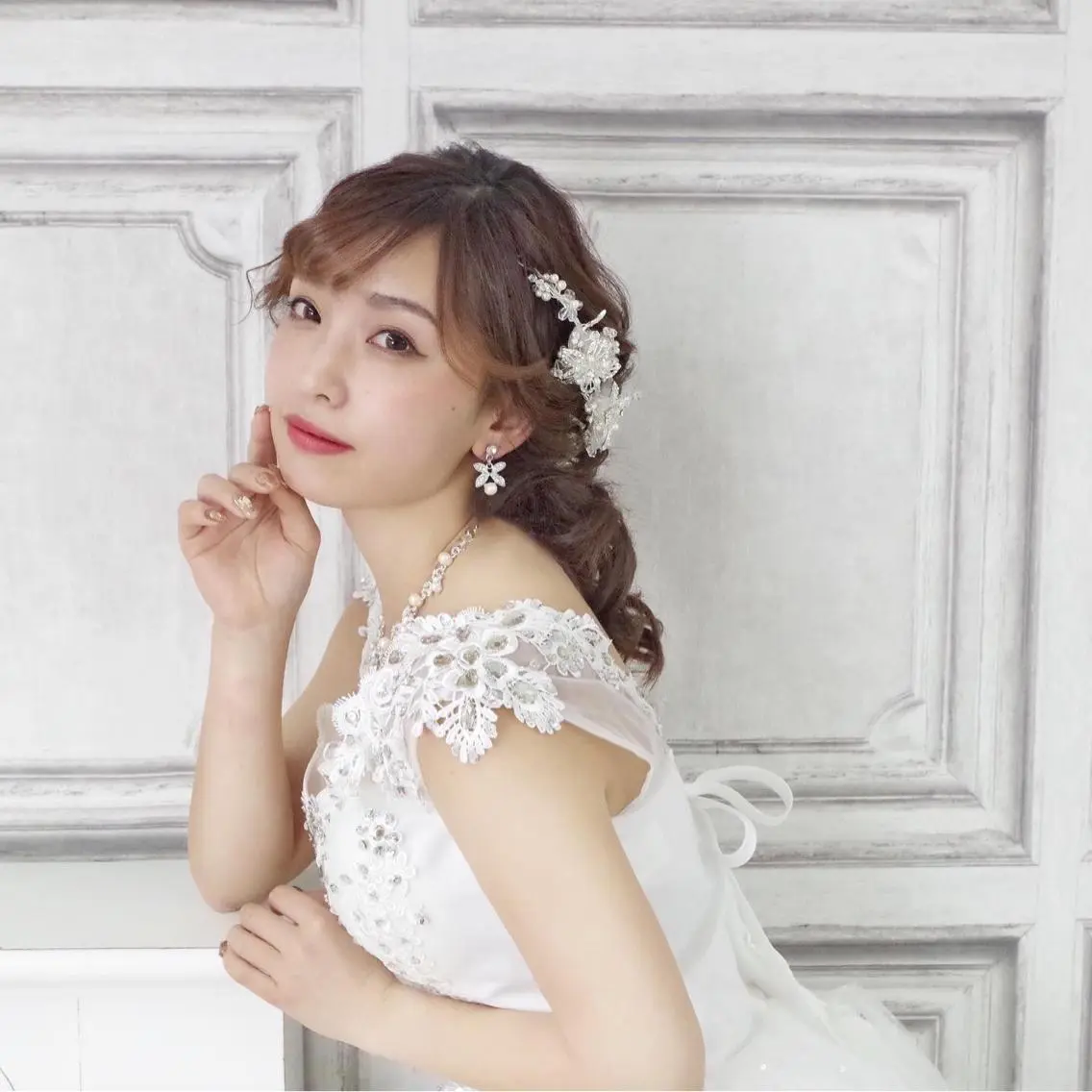 ブライダルヘアメイクの写真